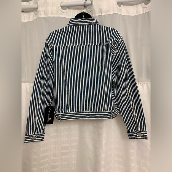 SOLD - Striped jeans jacket - Picture 5 of 6